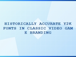 The Authentic Y2k Fonts of Classic Video Games